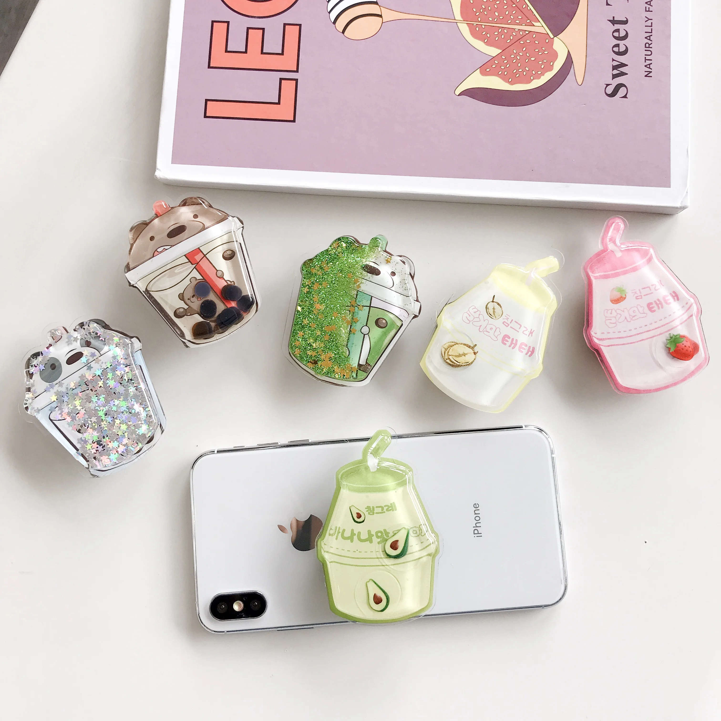 Популярный милый держатель для мобильного телефона с защитой от падения, настольная подставка, крепление для iPhone X, samsung, Xiaomi, Redmi чехол
