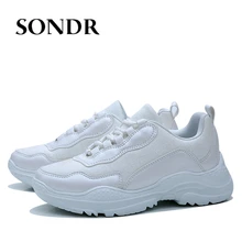 

Women's Genuine Leather Shoes Heighten Ladies Shoes Women Casual Sneakers Outdoor Trainers Chaussure Femme Fashion Sapatos Mulhe