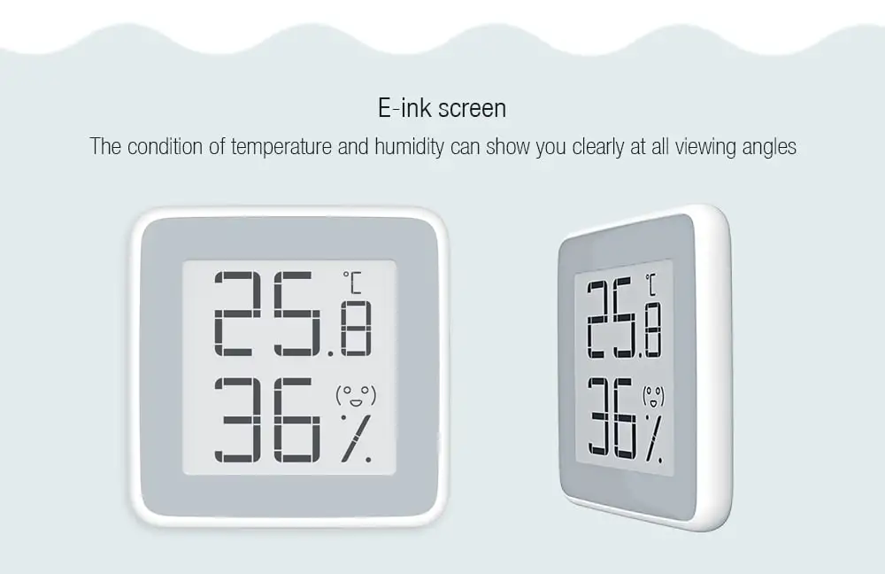 miaomiaoce MMC - C201 Practical High Performance E-ink Screen Thermometer Hygrometer