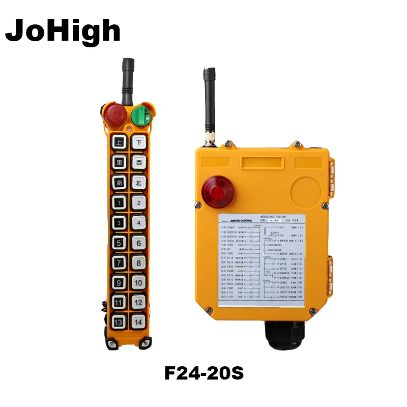 JoHigh 20 Buttons Wireless Remote Control Push button Switch 1