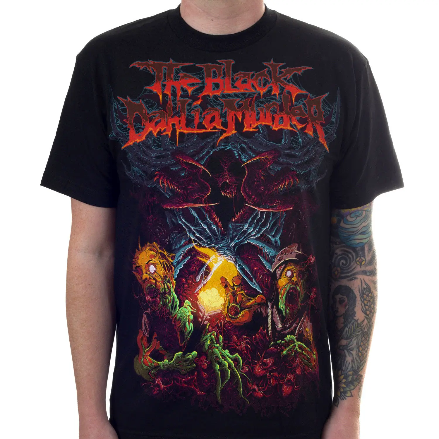 Подлинная Черная футболка DAHLIA MURDER Catacomb Hecatomb S-3XL новая хлопковая модная топ