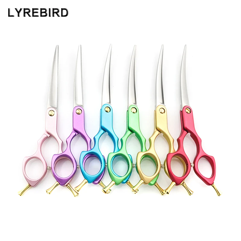 Professional Pet Dog Grooming Scissors Curved 6 Inch Curved Scissors Light weight 6 color JP440C Lyrebird TOP CLASS 5PCS/LOT NEW Professional Pet Dog Grooming Scissors Curved 6 Inch Curved Scissors Light weight 6 color JP440C Lyrebird TOP CLASS 5PCS/LOT NEW