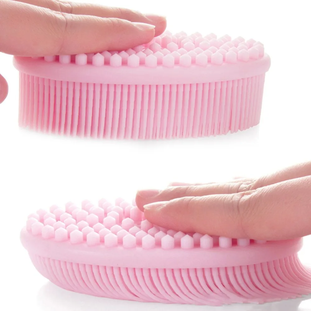 Creative Silicone Scalp Shower Massage Brush Bath Brushes Soft Body Massager Washing Comb Body