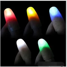 2piece lots Light dancing flash finger sets novelty magic toys