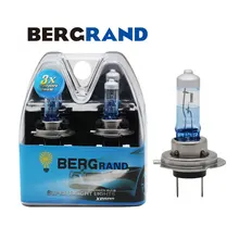 2 шт. H7 55 Вт 12 В галогенные лампы 4000 К супер Видение ультра Туман огни фара кварцевые Стекло источник света парковка Авто лампы