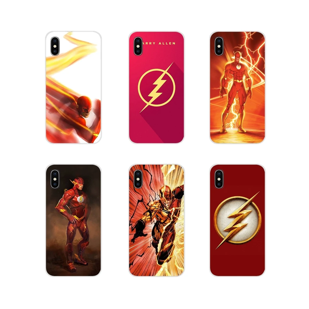 The Flash DC Comics Super Heroes Transparent Clear TPU Case For Xiaomi Redmi 4A S2 Note 3 3S 4 4X 5 Plus 6 7 6A Pro Pocophone F1 | Мобильные