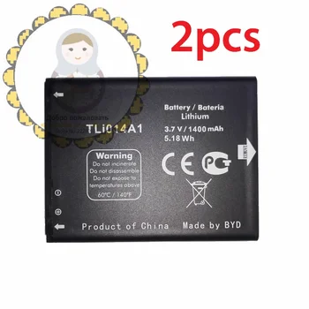 

2pcs New Tli014a1 3.7V 1400mAh High Quality Battery for Alcatel One Touch 5020 5020D OT-5020 mobile phone
