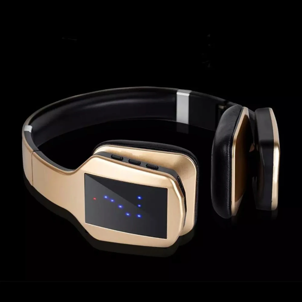 TORTOYO S650 беспроводные наушники Bluetooth гарнитура стерео с микрофоном LED FM радио для