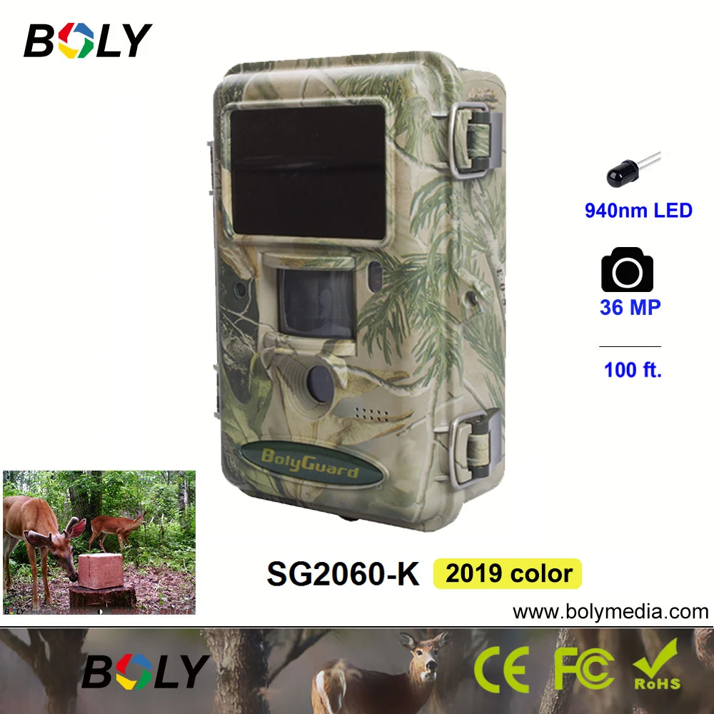 36MP ночного видения Boly 1080 P охотничьи камеры Фото ловушка Невидимый ИК светодиодный 940nm игровые камеры 100 футов дальность обнаружения Скаут Дикая камера