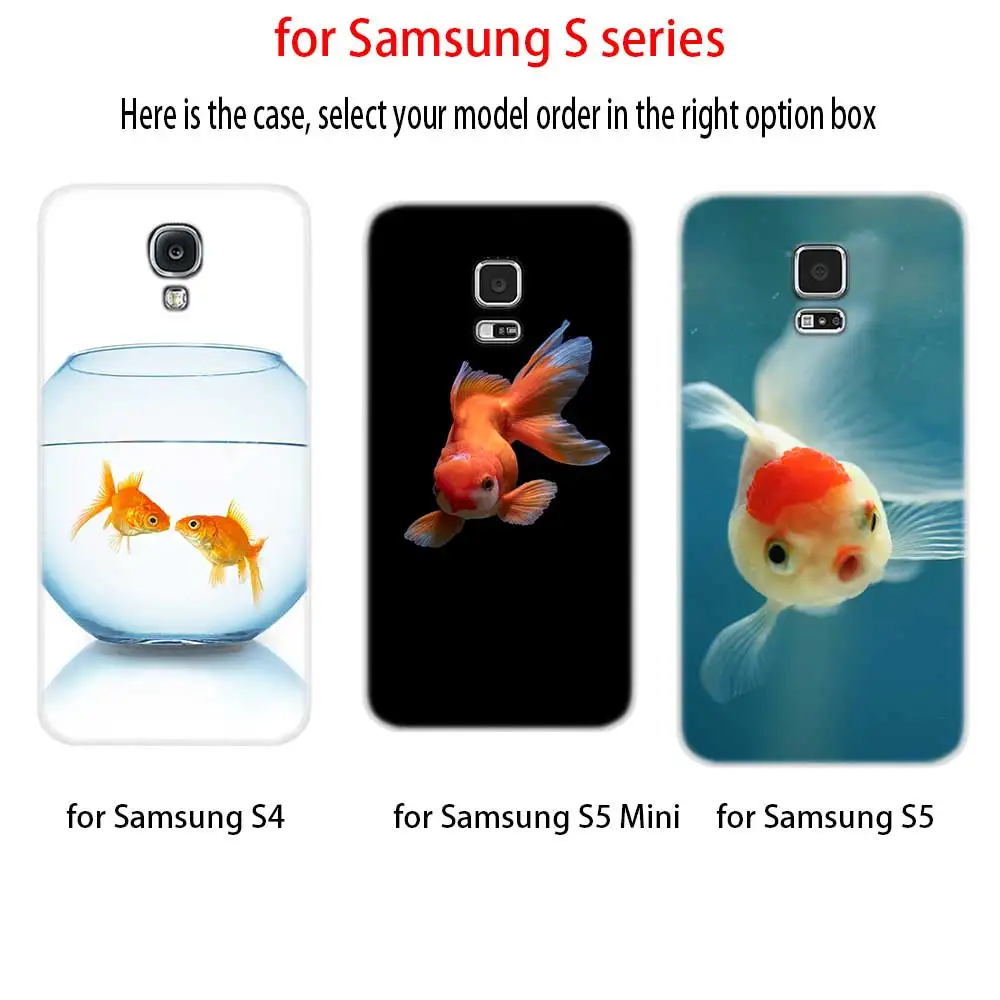 Милый мягкий чехол из ТПУ с изображением золотой рыбки для Samsung Galaxy S7 Edge S8 S9 S10 S11 S20