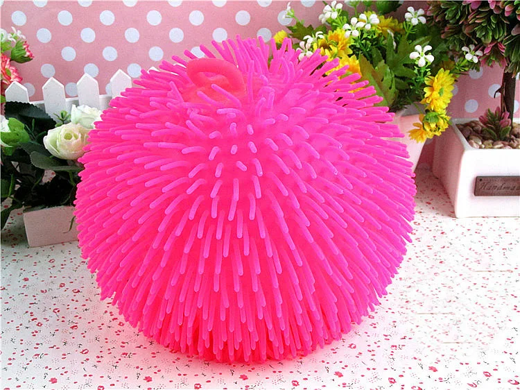 All densely hairy vent ball Light flash ball Children s software to vent toys