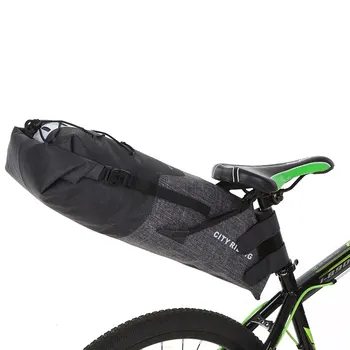 

12-14L Bicycle Seatpost Bag Bike Saddle Seat Storage Pannier Cycling MTB Road Rear Pack Water tight Extendable