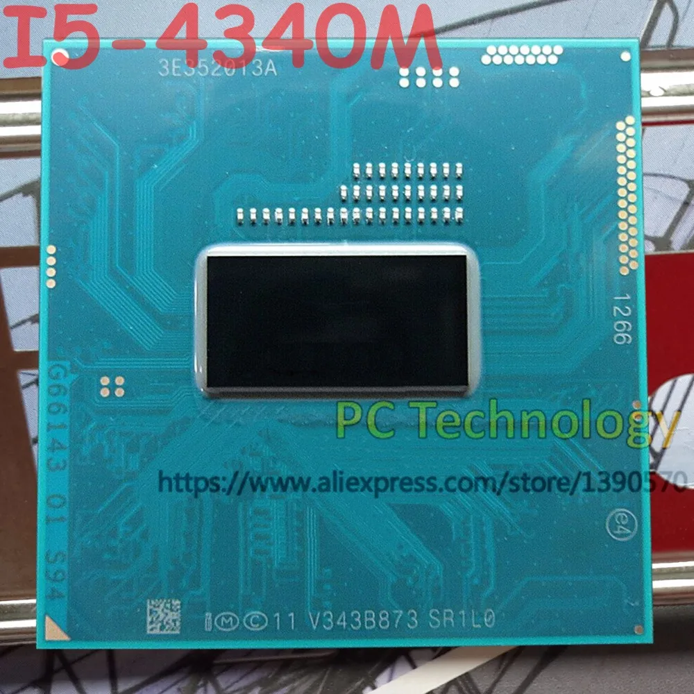 Оригинальный процессор Intel Core I5 4340M FCPGA946 2 90 ГГц-3 60 ГГц L3 = 3 м двухъядерный