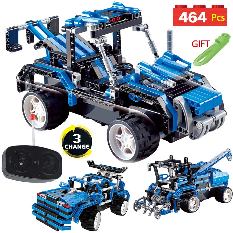 

1 Variabl 3 Technic Series Remote Control Blocks RC Simulation Car DIY Toy Compatible Vehicle Racing Blocks Toy for Children