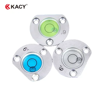 

KACY 2pcs 28.5x8mm Metal Housing Circular Vial Bullseye Level Spirit Level Rv Level