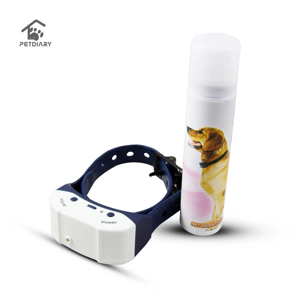 

Rechargeable Spray Dog Training Collar Pet Nature Lemon Essential Oil Bark Control No Barking Collar Pets Training Tool