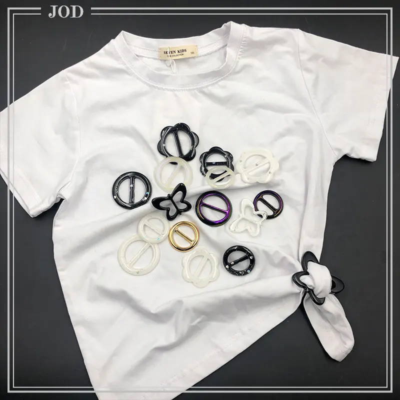 20mm 25mm 30mm Circle Buckle for Clothes Scarf Adjust Buckle T shirt