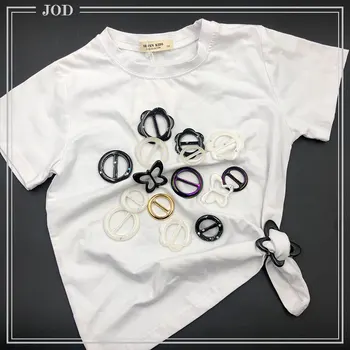 

20mm 25mm 30mm Circle Buckle for Clothes Scarf Adjust Buckle T-shirt Garment Accessories Knot Tri-glides Wire-formed Strap