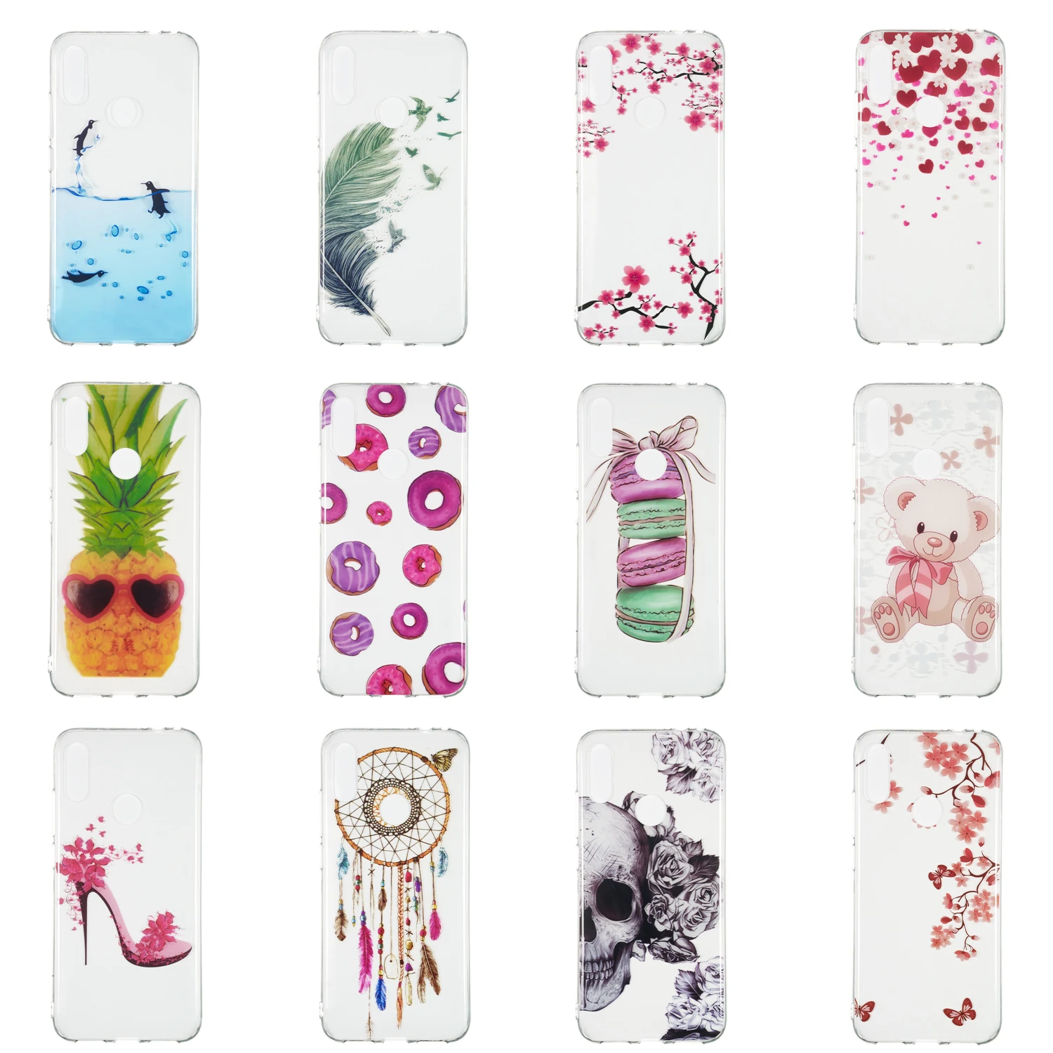 

For Coque Xiaomi Redmi Note 7 Cases Redmi Note7 Pro Case Cover 6.3" Redmi Note Seven M1901F7G Silicone Case Redmi Note 7 Cover
