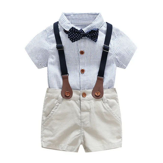 baby boys clothes for summer 1 2 3 years kids Wedding dress handsome boy clothing setin