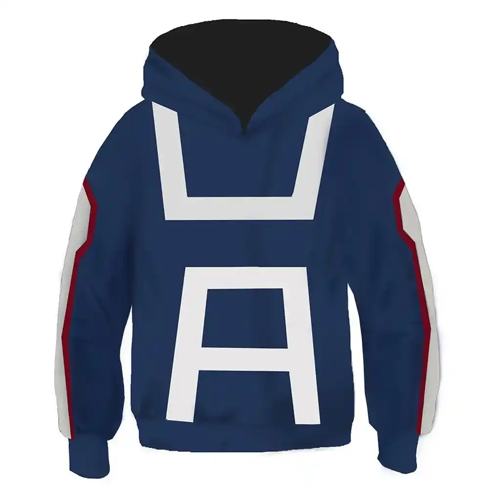 my hero academia pullover hoodie