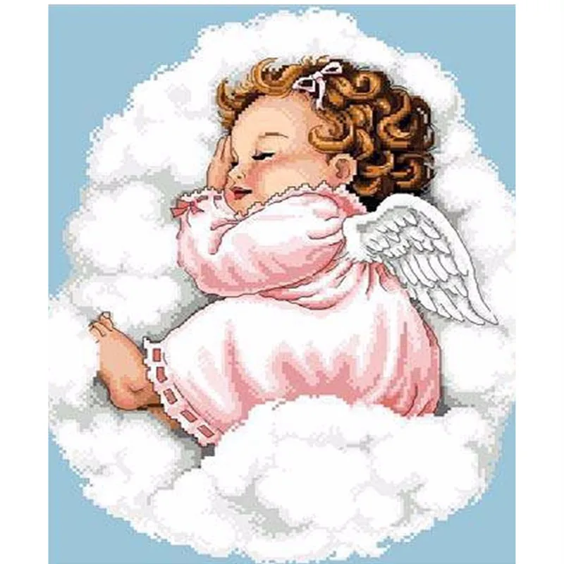 5D DIY Diamond Painting Baby Girl Diamond Painting Cross Stitch Kits