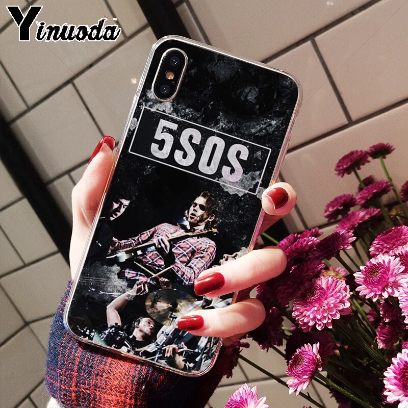 Yinuoda 5Sos band YOUNGBLOOD 5 секунд лета TPU чехол для телефона чехол для iPhone 5 5Sx 6 7 7plus 8 8Plus X XS MAX XR