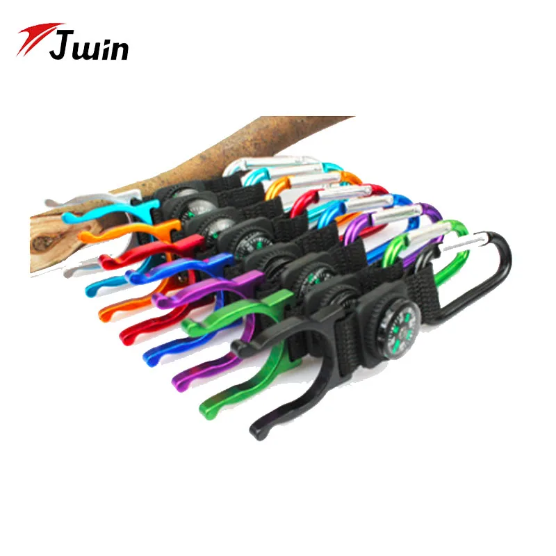 

Aluminum Carabiner Key Chain Hook Clip Camping Equipment EDC Gear Traveller Slide Lock Water Bottle Buckles Snap