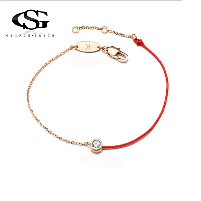 GS 2018 модные браслеты с красной нитью для женщин Lucky Red ручной работы веревочный