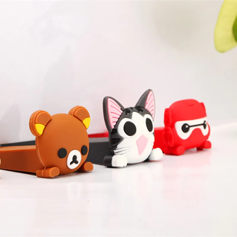 2pc/lot Baby Satefy Door Stopper Cartoon Animal Children Kids Silicone Holder Lock Safety Finger Protection