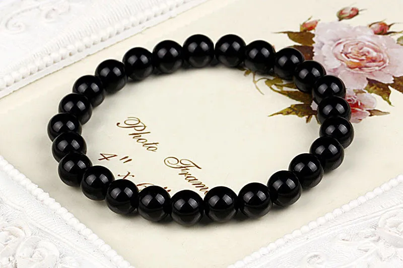 NIUYITID Stone Bead Bracelet For Women Men Jewelry Charm Male Accessories Bracelet Good Luck (4)