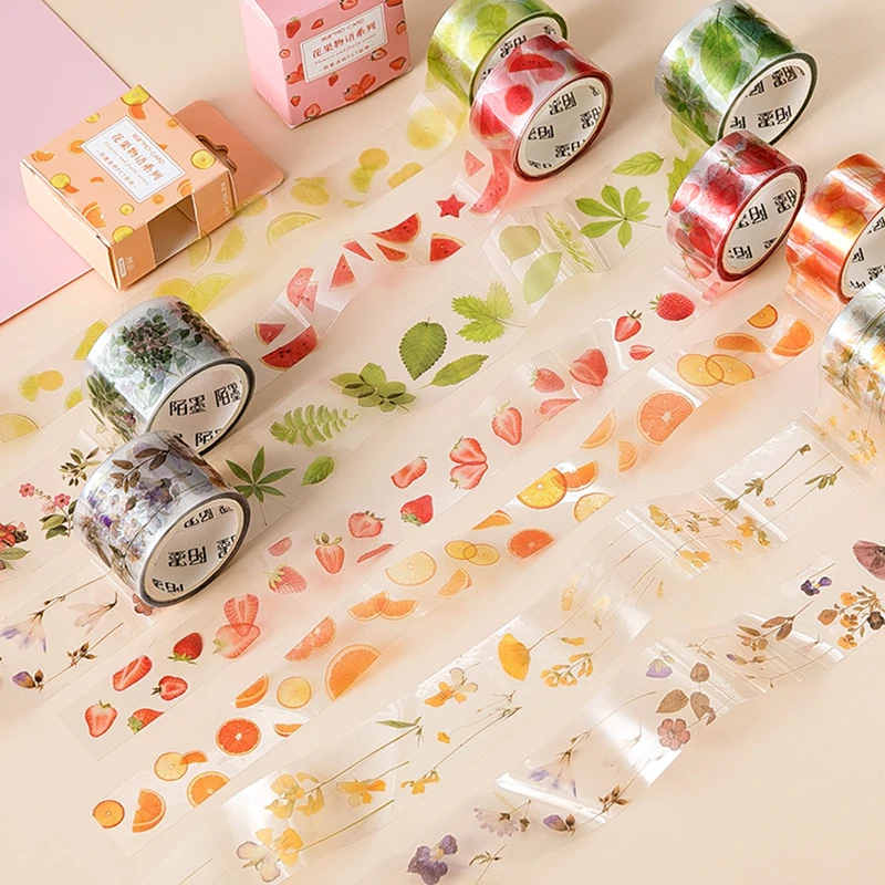 

JIANWU Cute 20mm 30mm Decoration Petal Flower Masking Tapes Japanese Washi Tape Diy Scrapbooking Sticker Office School Supplies