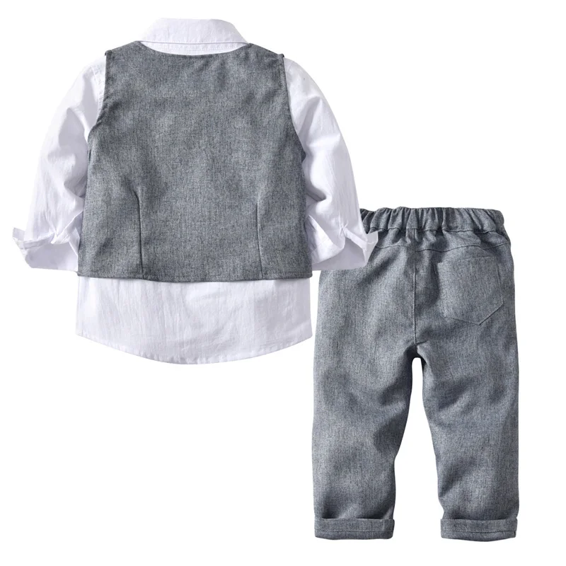 2-Toddler-boy-clothes-gentleman-suit-kids-wear-Long-Sleeve-white-shirt-Pant-Vest-3pcs-set-children