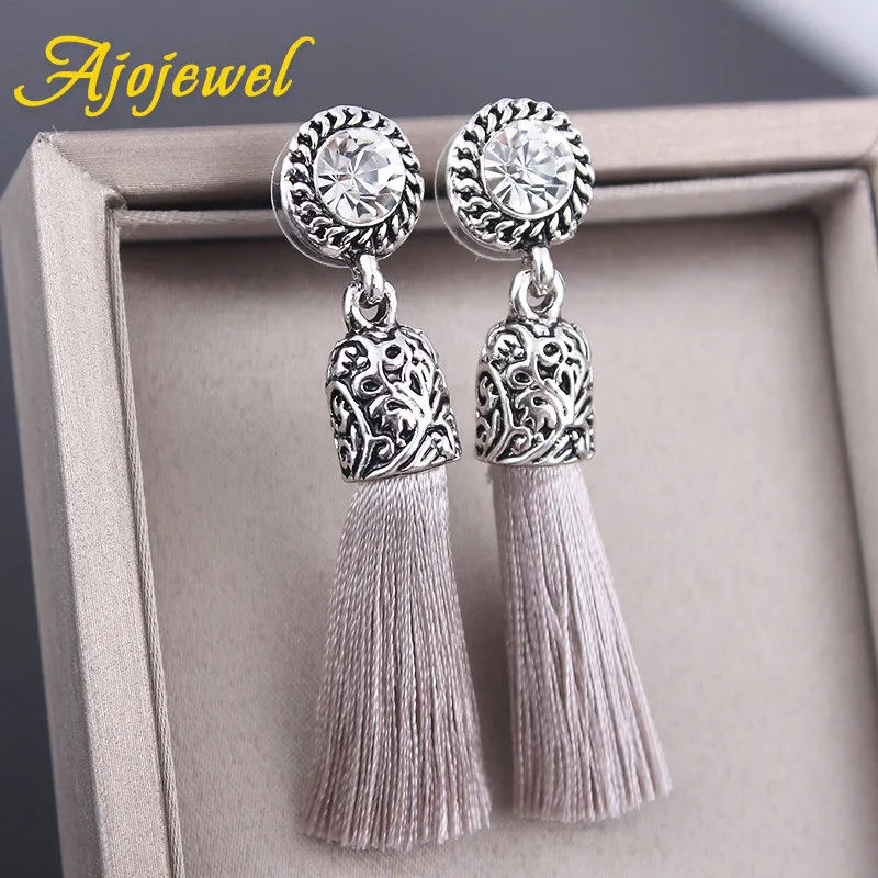 Joias Antigas De Cristal Redondas Com Borla Joias Vintage Para 