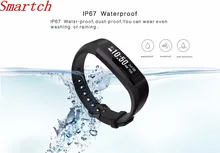 Smartch V11S Новый Smart Браслет Фитнес трекер сна Мониторы браслет Heart Rate Водонепроницаемый smartband для IOS Android PK ID115