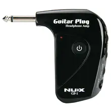 NUX GP-1 Portable Electric NUX Guitar Amplifier Amp Mini Headphone Amp Built-in Distortion Effect Top Quality Guitar Parts mini portable guitar amplifier amp guitar amplifier dist and clean effect support aux input bass treble adjust orange