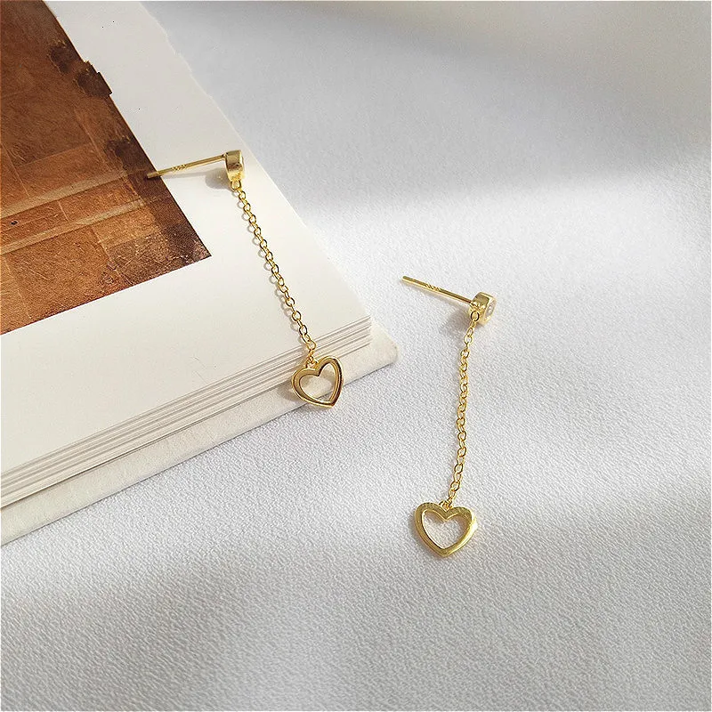 

Fengxiaoling 925 Sterling Silver Dazzling Cubic Zirconia Heart Dazzling Cubic Zirconia Drop Earrings Silver For Women & Girls