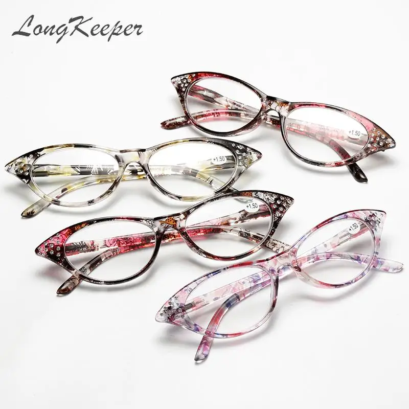 

Cat Eye Reading Glasses Women Men Lightweight Presbyopic Reading Glasses 1.0 1.5 2.0 2.5 3.0 3.5 4.0 Presbyopia Eyewear 6901