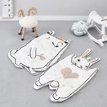 

Baby playmat Rabbit Raccoon Game Mat Kids Crawling Carpet baby Bedding Stroller Blanket Decoration baby carpet