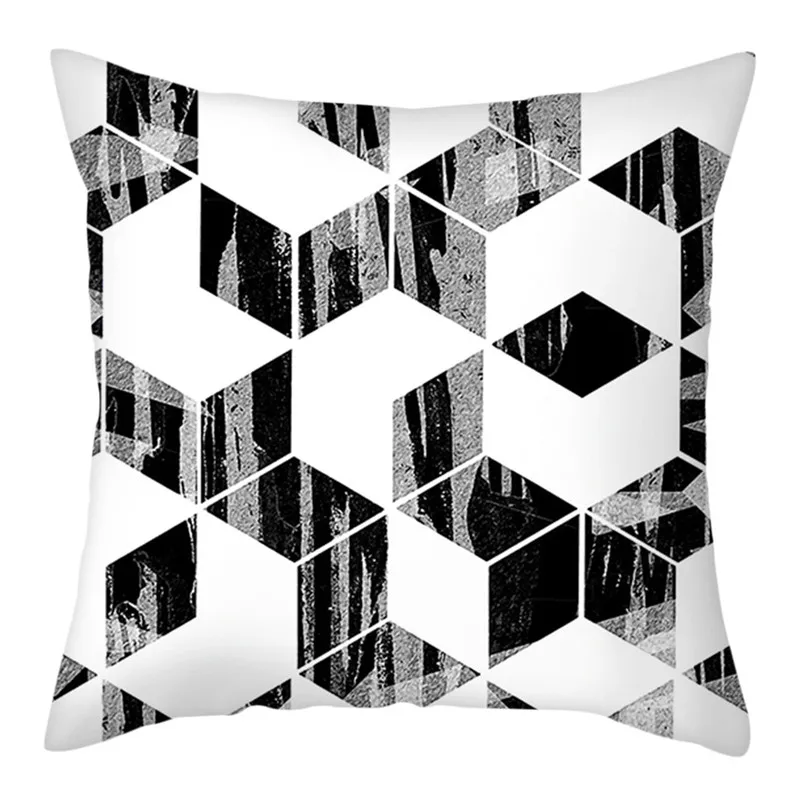 Fuwatacchi, наволочка для подушки в скандинавском стиле с геометрическим рисунком, зеленая наволочка для подушки для дома, дивана, декоративные наволочки, полиэфирные подушки