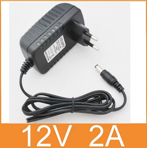 

YiiSPO Wholesale DC 12V2A Power Supply AC 100V-240V Adapter EU Plug 5.5mm x 2.1-2.5mm for cctv camera free shipping