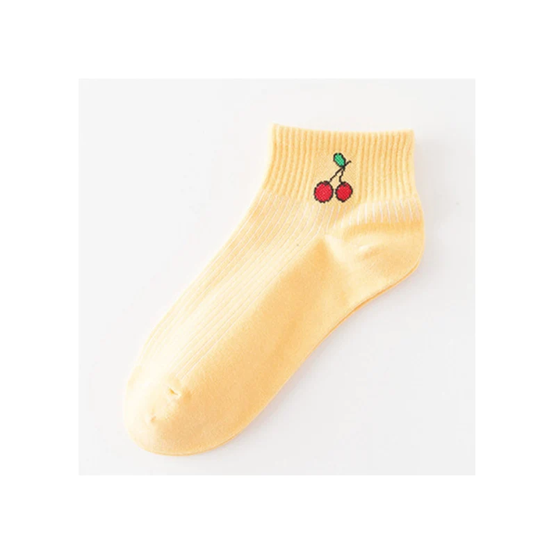 Женские брендовые хлопковые носки с героями мультфильмов Harajuku, женские милые носки для скейтборда, хипстерские модные короткие носки с животным принтом - Цвет: 13