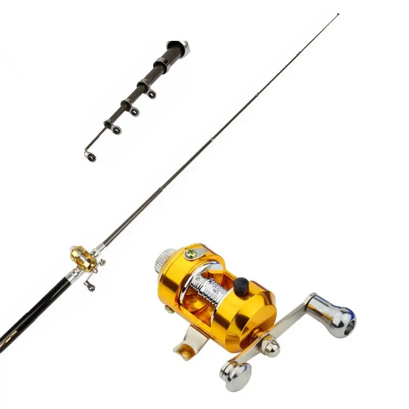Mini Fishing Pen Fishing Set And Reel Combos Comfortable Non-slip Strong Pulling Force Lightweight Stylish Wearable