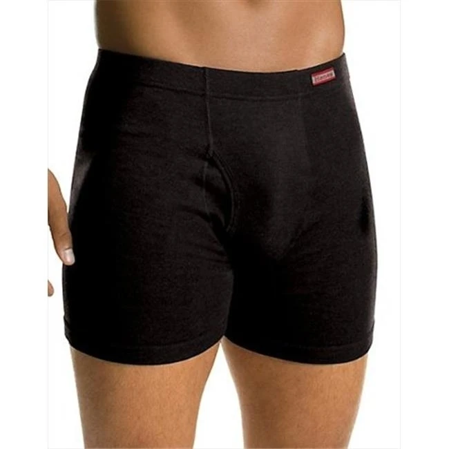 Hanes 7460VT Men Tagless Boxer Briefs With Comfortsoft Waistband 2-Pack Extra Large Assorted Solids Assorted