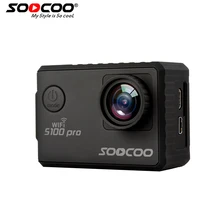 SOOCOO S100PRO 4K UHD Wifi Sports Camera Touch Screen Gyro with GPS Extension(GPS Model not include) Voice Control Action Cam