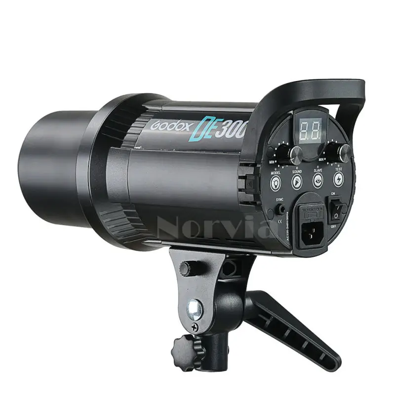 הבזקים 2pcs Godox Professional DE300 300W 300 Watts Compact Studio