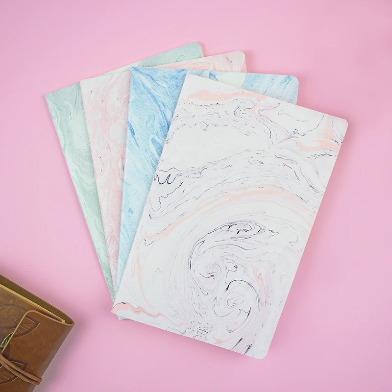 B5 A5 милый розовый блокнот бумага элегантный мраморная подкладка бумажные дневники милые канцелярские товары офисные школьные принадлежности