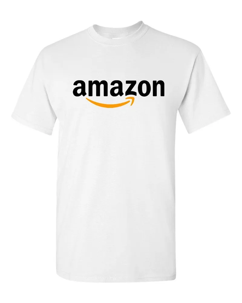 Женский топ Amazon Logo T-Shirt Merch by Amazon Tee женские топы подарки Прямая поставка