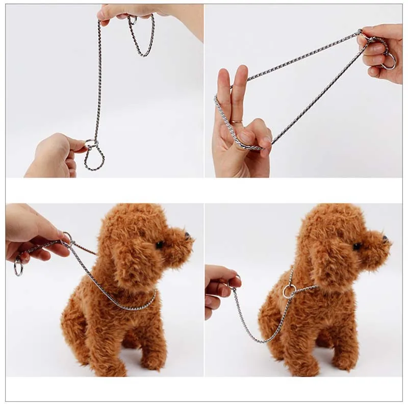 SYDZSW Delicately Packed Stainless Steel Pet Leash Puppy Dog Leads High Quality Pet Dog Snake Chain P Leash Chihuahua Products3