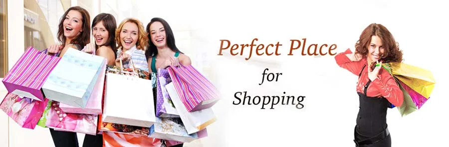 women shoes and clothes banner